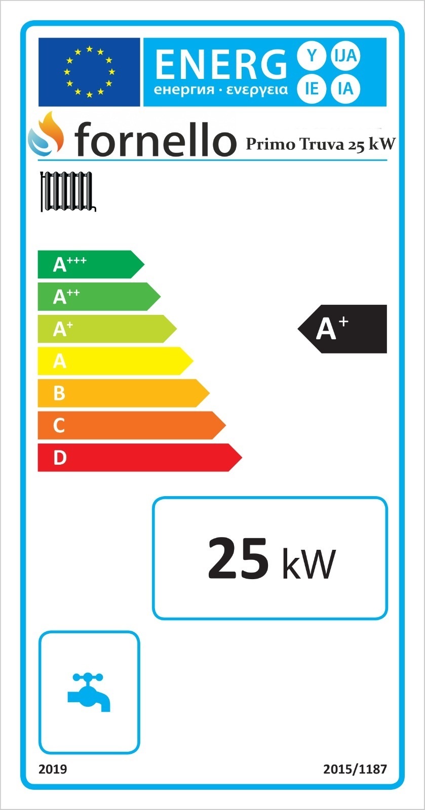Pachet Termoșemineu Fornello Primo Truva 25 kW Ivory pompa de circulatie vas de expansiune supape de siguranta curatare mecanica creuzet kit evacuare 2.5 ml Termostat Salus 091FLRFV2 si Aspirator Cenusa