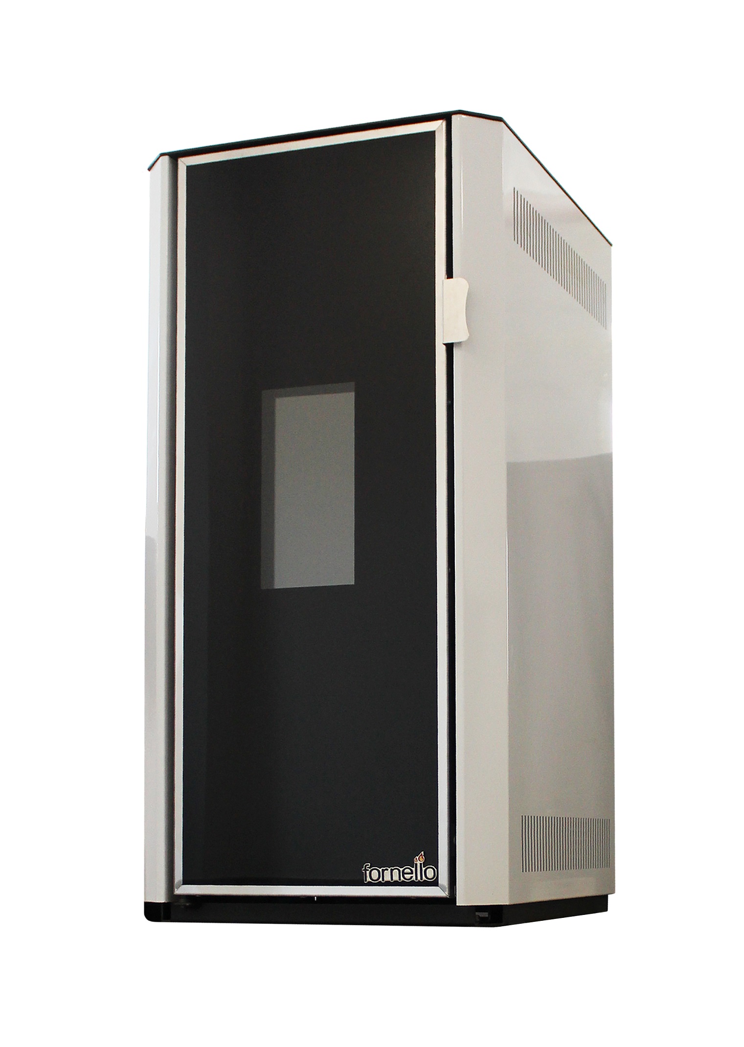 Pachet control de la distanta Termosemineu pe peleti Fornello Lidya 25 kW pompa Grundfos vas expansiune telecomanda arzator inox sistem curatare mecanica si termostat Wi-Fi Salus IT 500