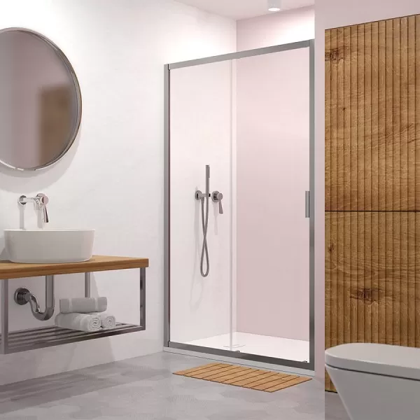 Usa dus glisanta Radaway Alienta DWJ 100xH190 cm, montaj in nisa