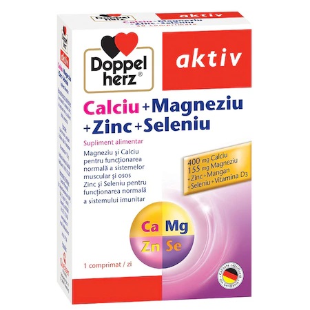 Doppel CA MG ZN SE x 30 Comprimate Queisser Pharma