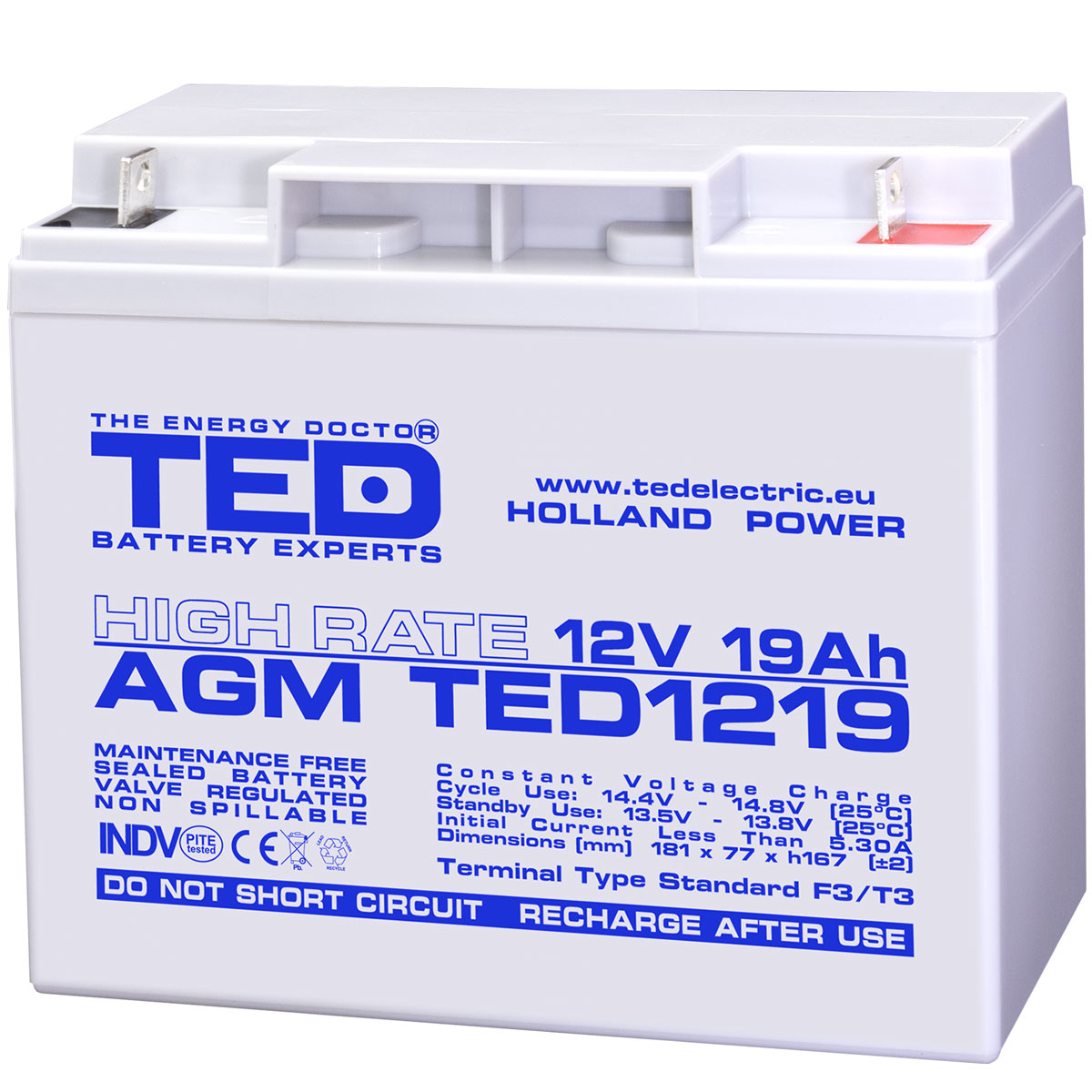 専用３個！！ Acumulatori Stationari Etansi Acumulator 12V High Rate, Dime