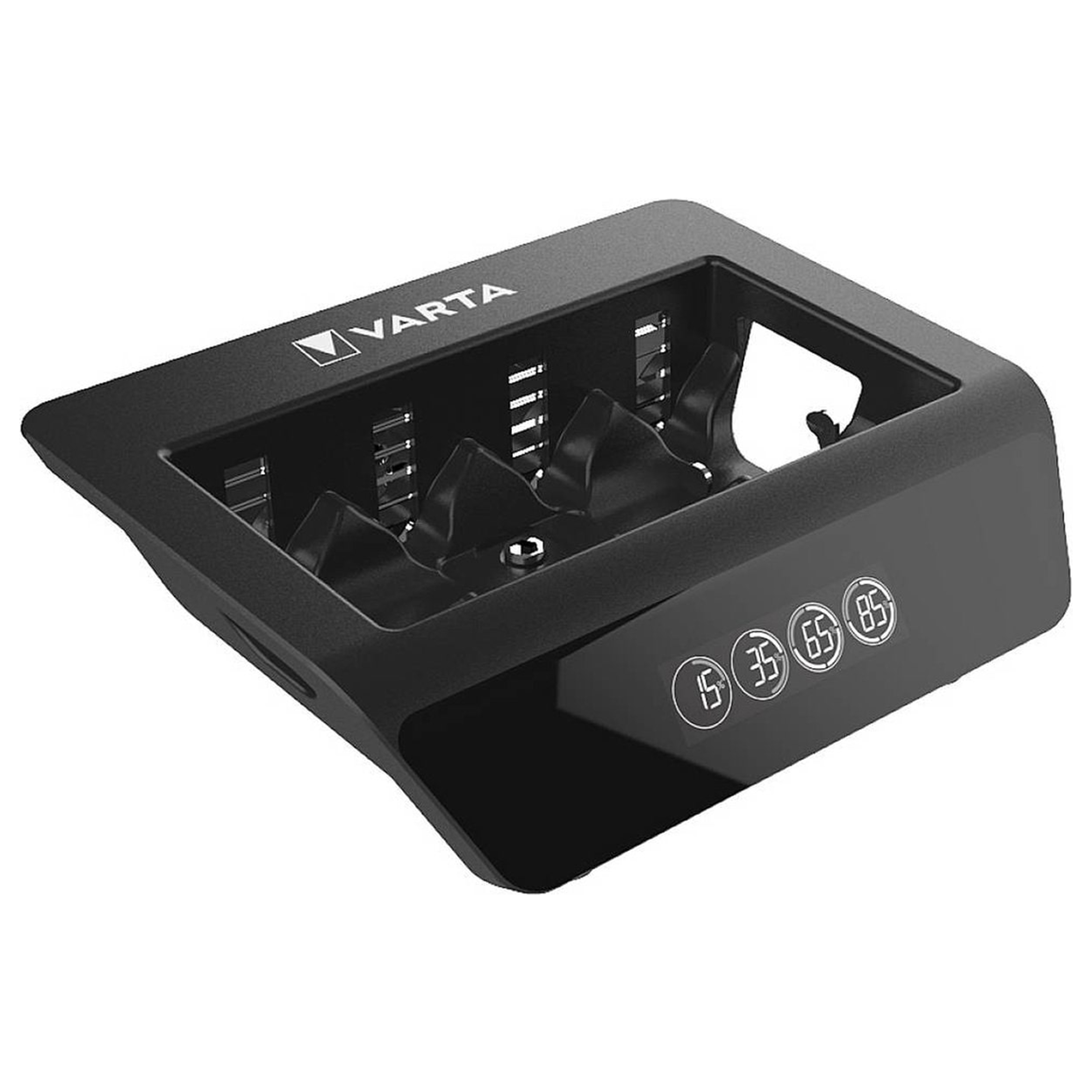 Incarcator RESIGILAT Varta Universal LCD Charger Plus Acumulatori AA R6 AAA R3 C R14 D R20 9V 6LR61 6LF22 57688