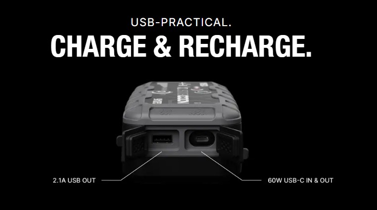 Robot Pornire Auto, Jump Starter Auto 12V Portabil, Curent Pornire 1250A Litiu-Ion, Noco Boost GBX45