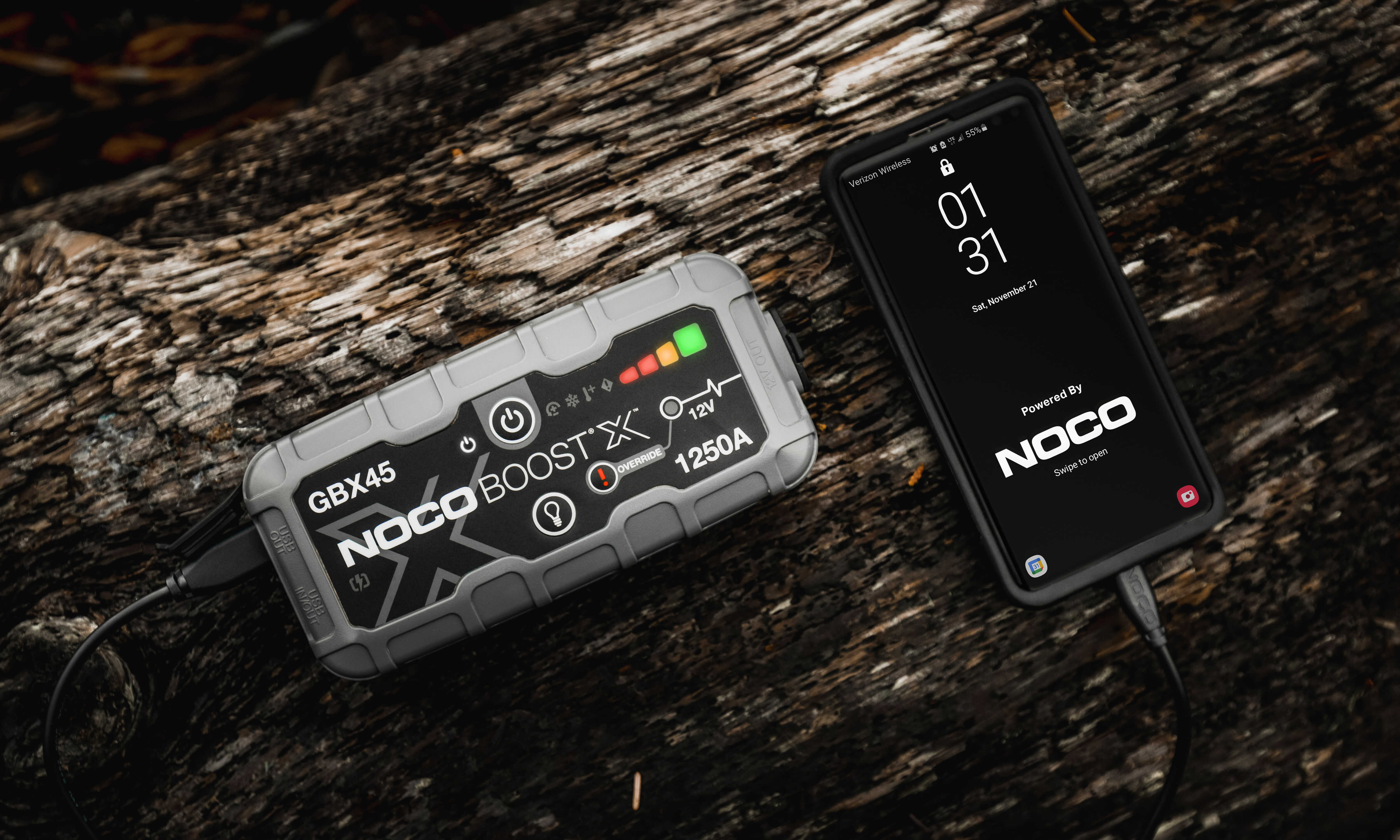 Robot Pornire Auto, Jump Starter Auto 12V Portabil, Curent Pornire 1250A Litiu-Ion, Noco Boost GBX45