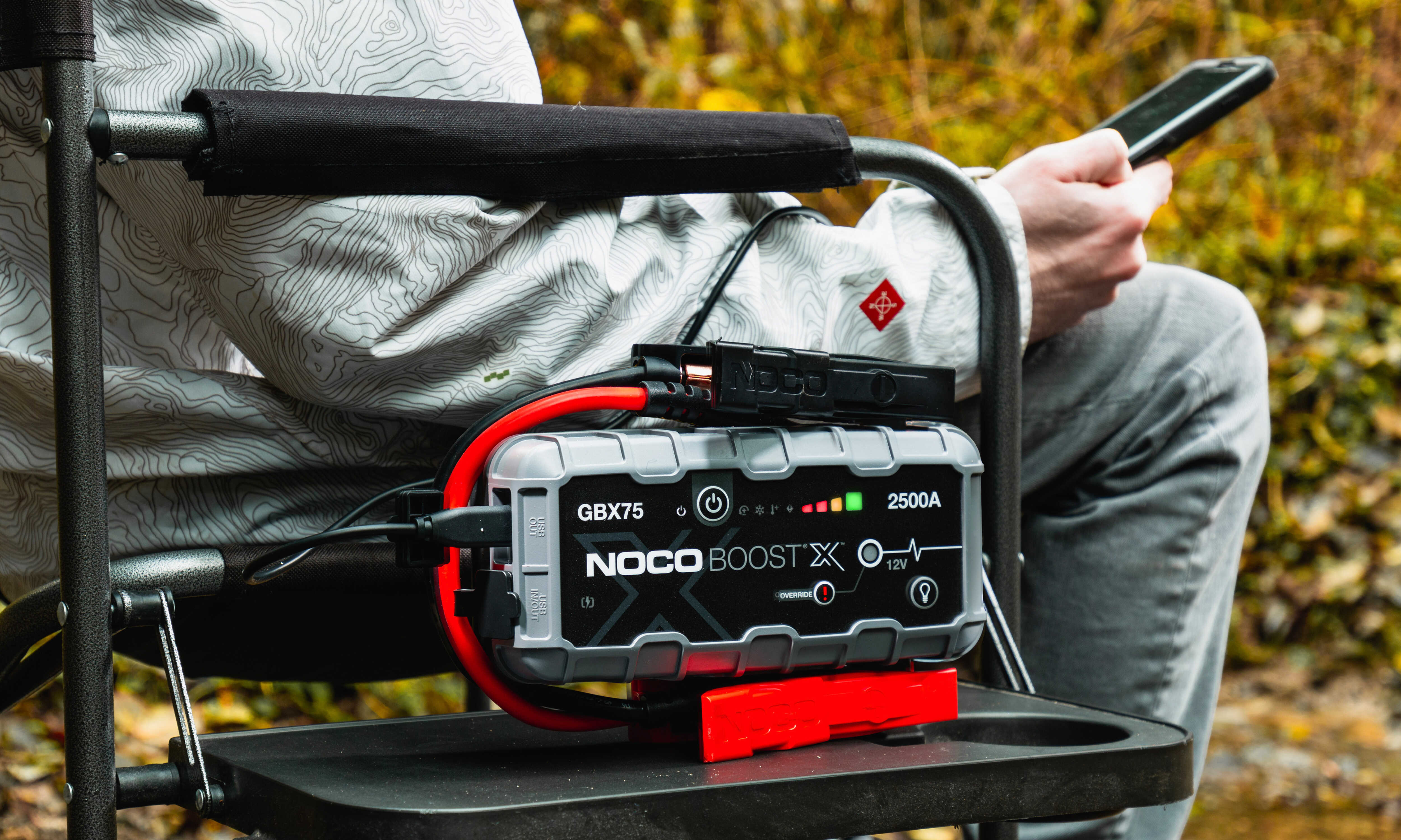 Robot Pornire Auto, Jump Starter Auto 12V Portabil, Curent Pornire 2500A Litiu-Ion, Noco Boost GBX75