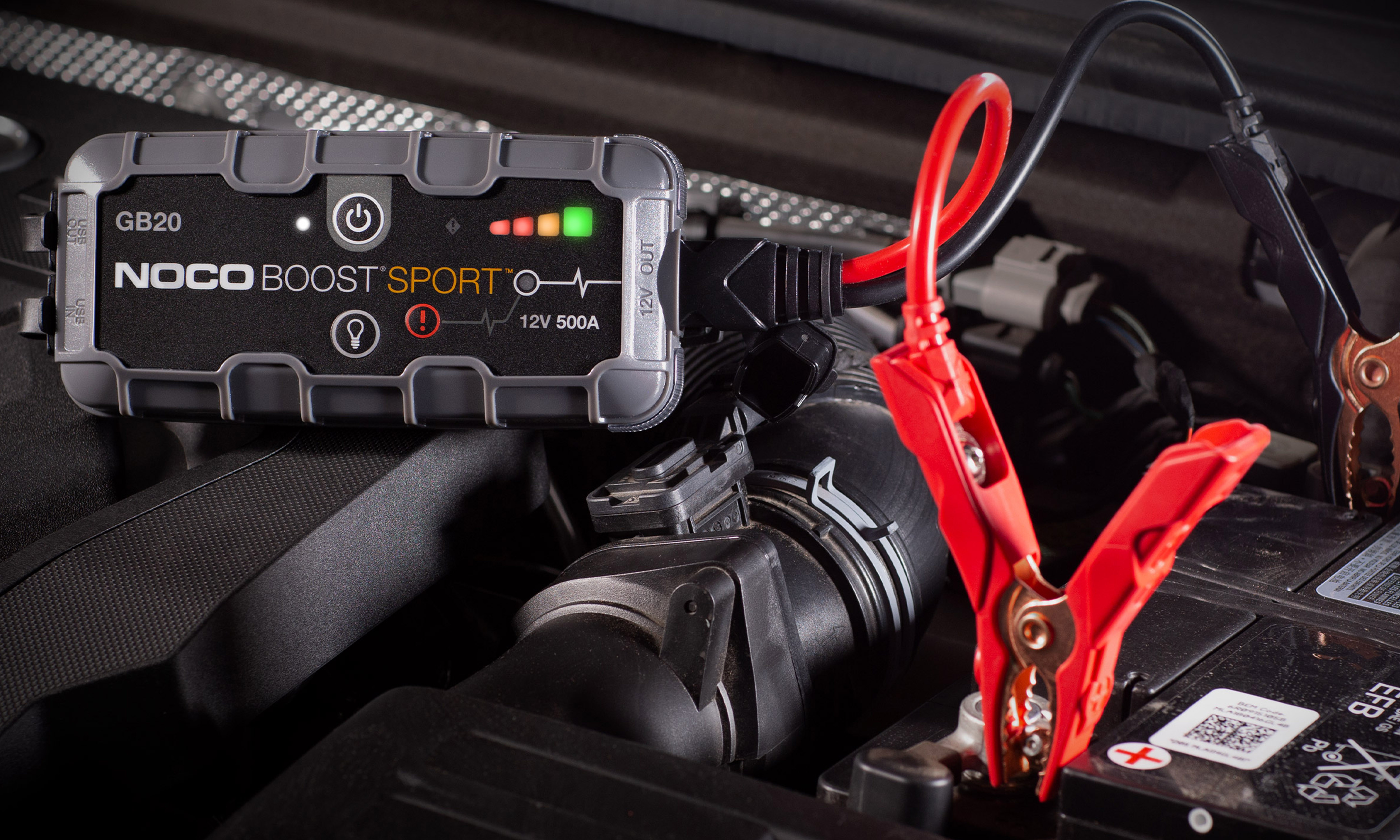 Robot Pornire Auto, Jump Starter Auto 12V Portabil, Curent Pornire 500A Litiu-Ion, Noco Boost GB20