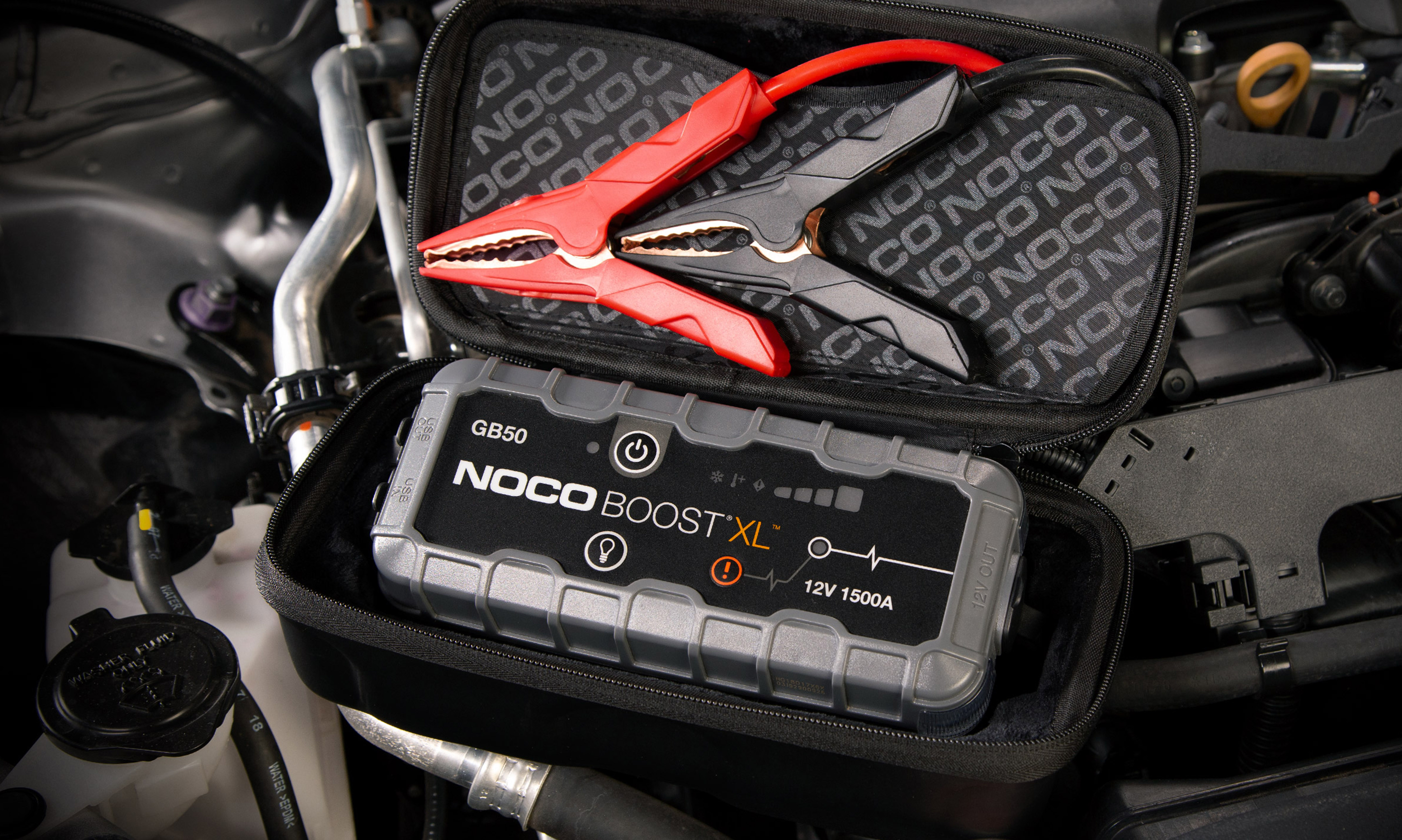 Robot Pornire Auto, Jump Starter Auto 12V Portabil, Curent Pornire 1500A Litiu-Ion, Noco Boost GB50