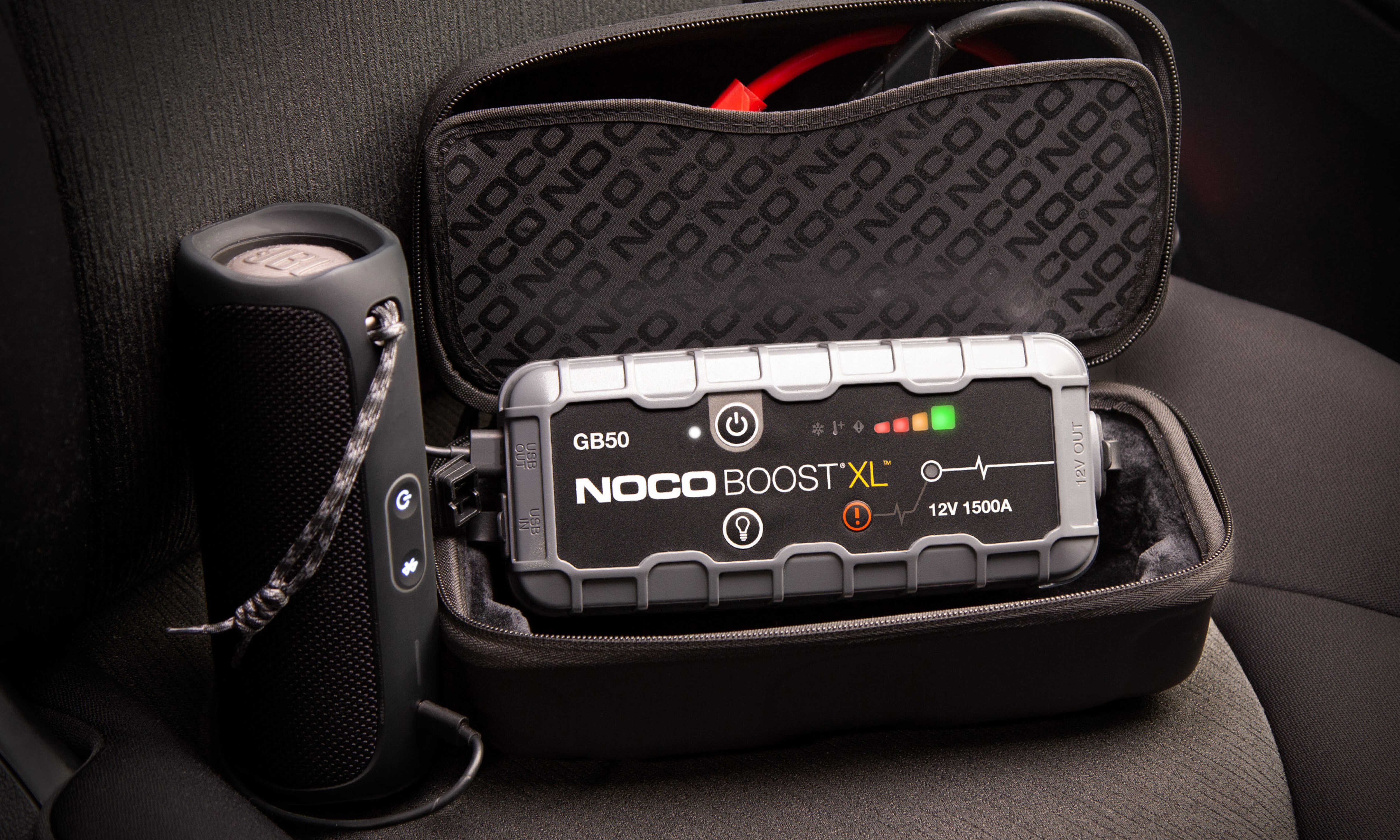 Robot Pornire Auto, Jump Starter Auto 12V Portabil, Curent Pornire 1500A Litiu-Ion, Noco Boost GB50