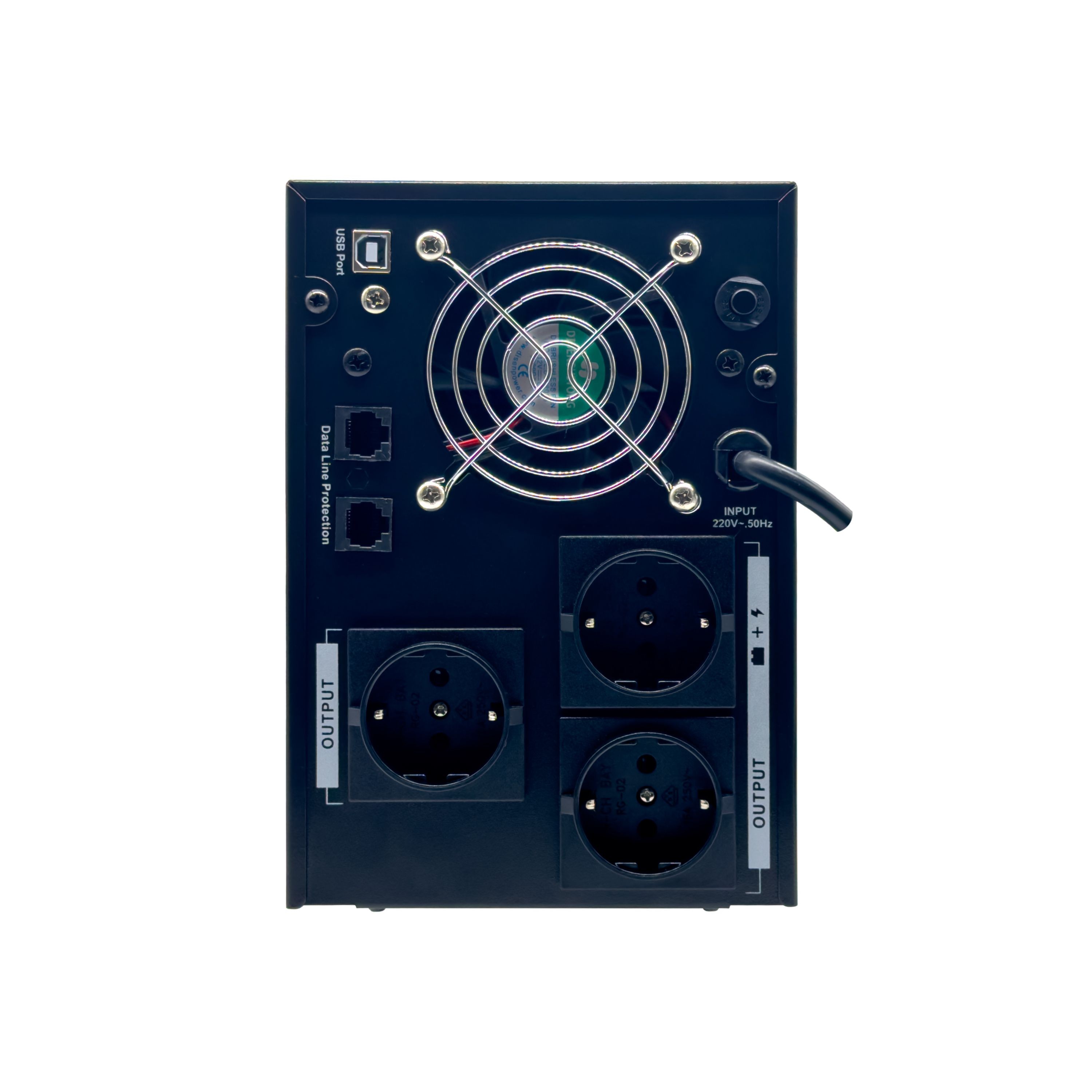 UPS RESIGILAT 2200VA 1250W cu Stabilizator si Management, 3x Schuko, Ecran LCD si 4x Acumulator 12V 7Ah, TED Electric