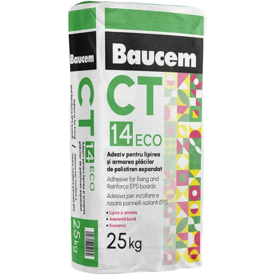 ADEZIV BAUCEM CT14 PENTRU POLISTIREN EXPANDAT SAC 25KG