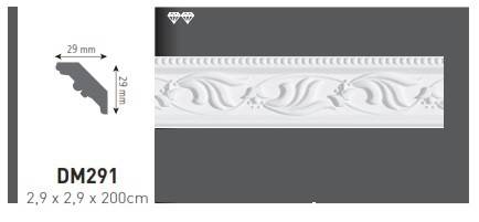 BAGHETA VIDELLA DIN POLISTIREN EXPANDAT DM291, [2],harmonydecor.ro