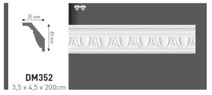 BAGHETA VIDELLA DIN POLISTIREN EXPANDAT DM352, [2],harmonydecor.ro