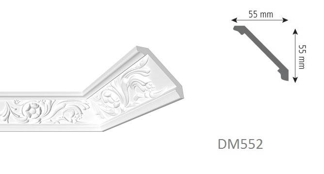 BAGHETA VIDELLA DIN POLISTIREN EXPANDAT DM552, [2],harmonydecor.ro