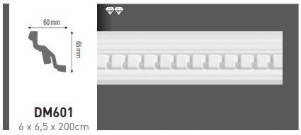 BAGHETA VIDELLA DIN POLISTIREN EXPANDAT DM601, [2],harmonydecor.ro