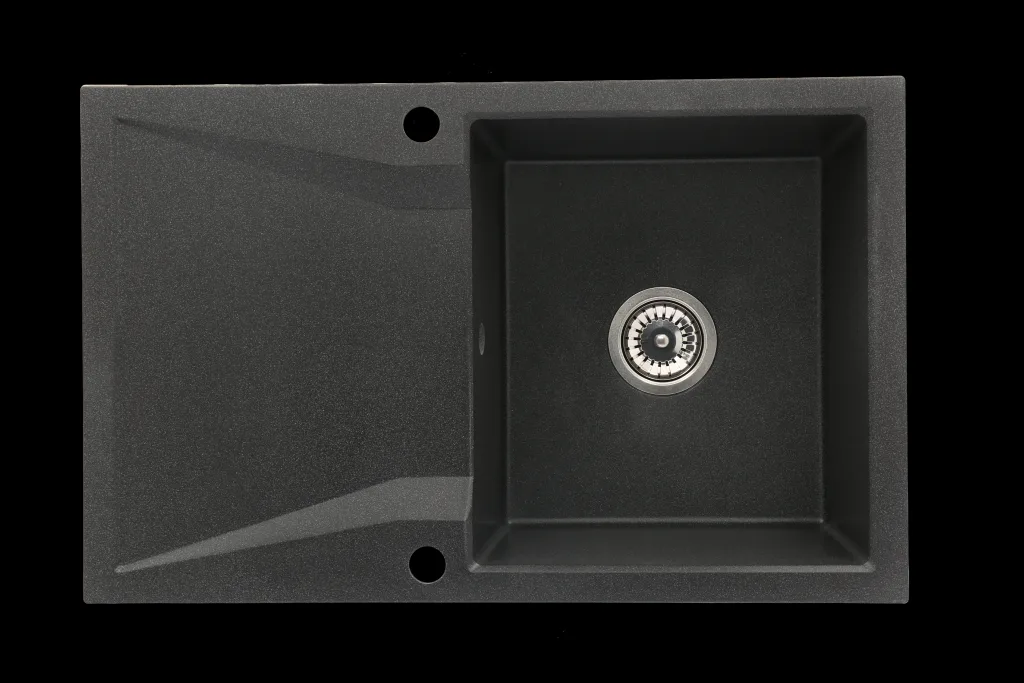 CHIUVETA BUCATARIE NERA 1C1P BLACK 790*490*22 MM