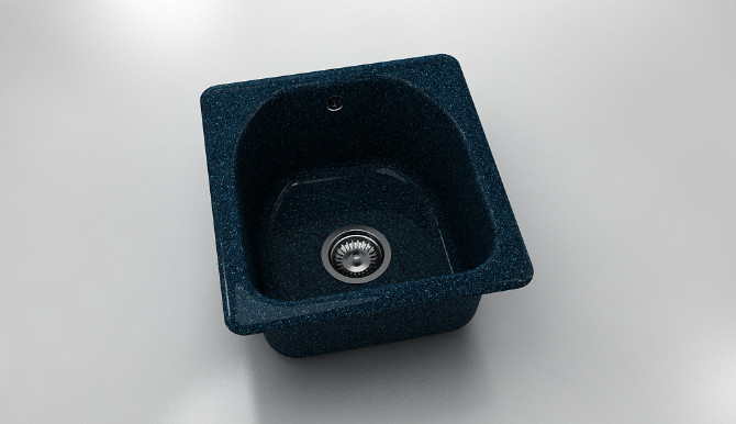 CHIUVETA CU O CUVA DIN GRANIXIT ALBASTRA FAT 43 x 46 CM 217/750