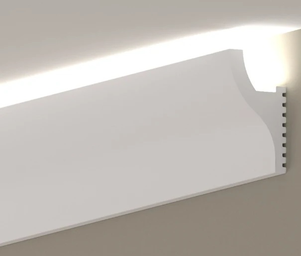 CORNISA POLIMER DUR  PENTRU BANDA LED CHL3260 2ML, [2],harmonydecor.ro