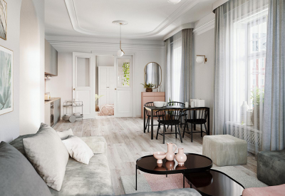 PARDOSEALA SPC AFIRMAX CU IZOLATOR INCLUS LEGNAR CLEA 41022 SCANDINAVIAN OAK, [2],harmonydecor.ro