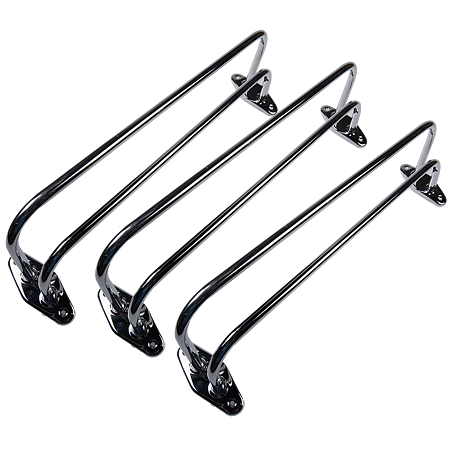 PORT PROSOP WIRQUIN DIN METAL CROMAT CU 2 BRATE FIXE ACS210, [2],harmonydecor.ro