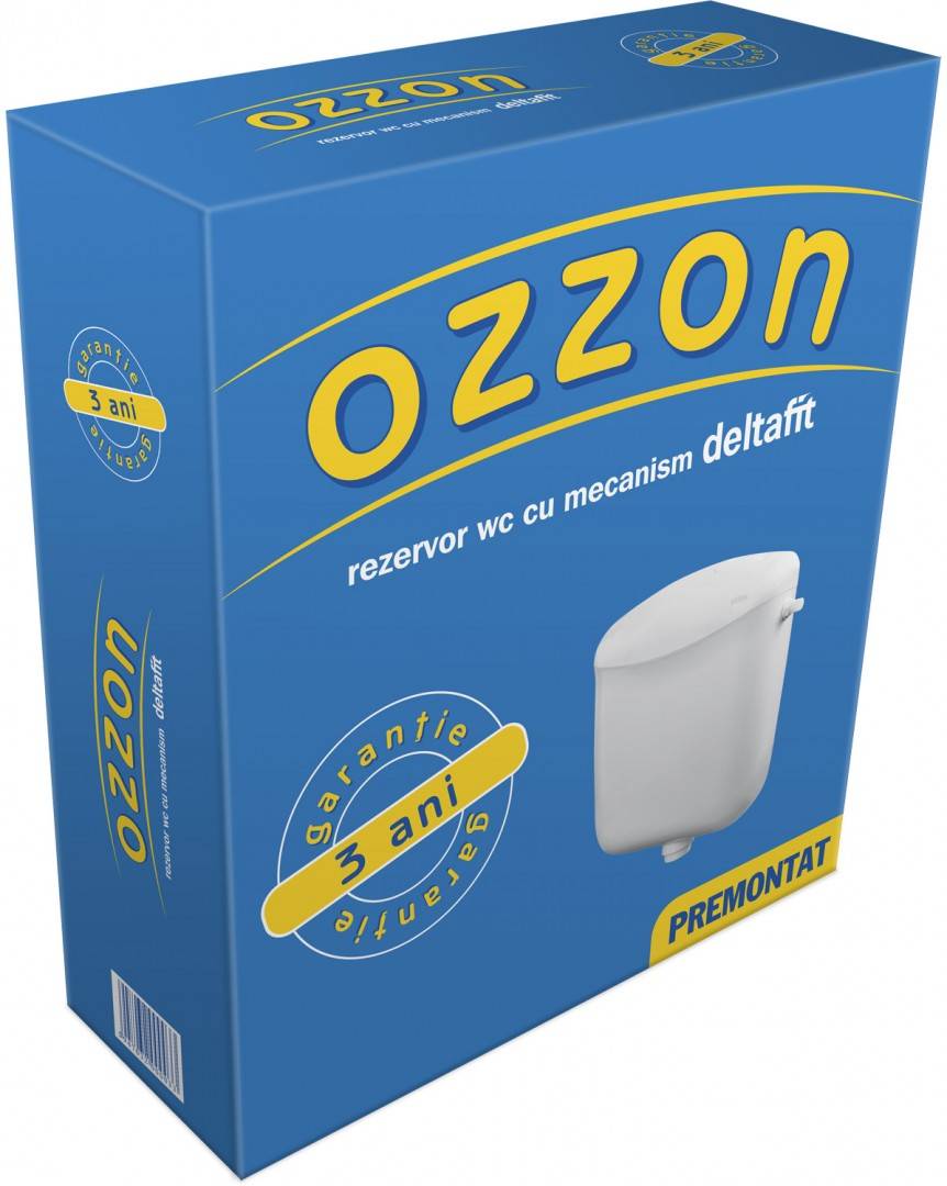 REZERVOR WC SEMIINALTIME OZZON ALB, [2],harmonydecor.ro