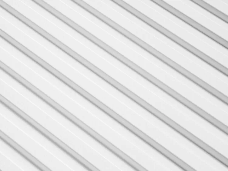 Riflaj Alb Panou decorativ din polimer dur 12 x 1,2 x 270 cm L0101, [7],harmonydecor.ro