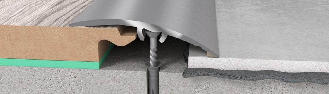 SINA TRECERE ALUMINIU SM2 PRINDERE ASCUNSA W5 STEJAR NOBLE 93 CM
