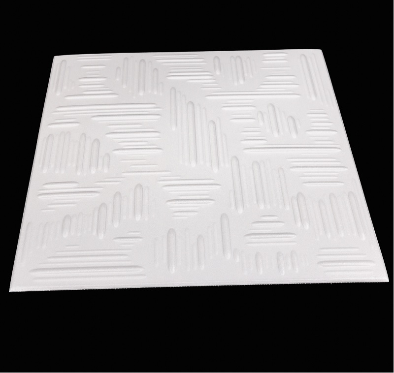 Tavan Decorativ din Polistiren 808 Alb 50x50 cm, [2],harmonydecor.ro