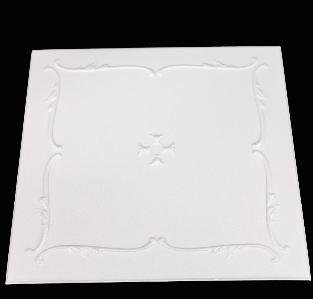 Tavan Decorativ din Polistiren 815 Alb 50x50 cm, [2],harmonydecor.ro
