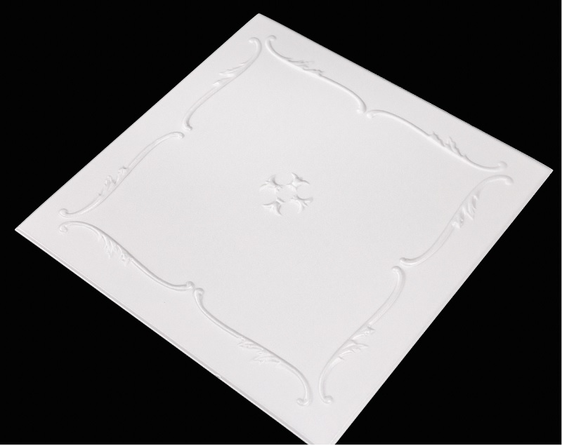 Tavan Decorativ din Polistiren 815 Alb 50x50 cm, [3],harmonydecor.ro