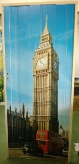 USA PLIANTA DIN PVC FOTO PRINT LONDON TOUR 82 x 203 CM