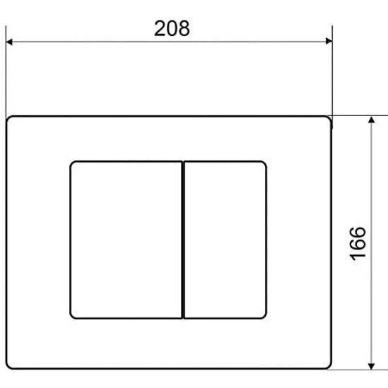 PLACA DE COMANDA WIRQUIN SQUARE NEGRU 55722890