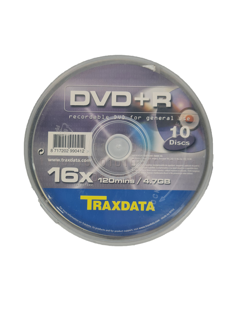 Accesoriu DVD-R Star Print DVD+R 16X/4,7Gb/120 Min Cake Box