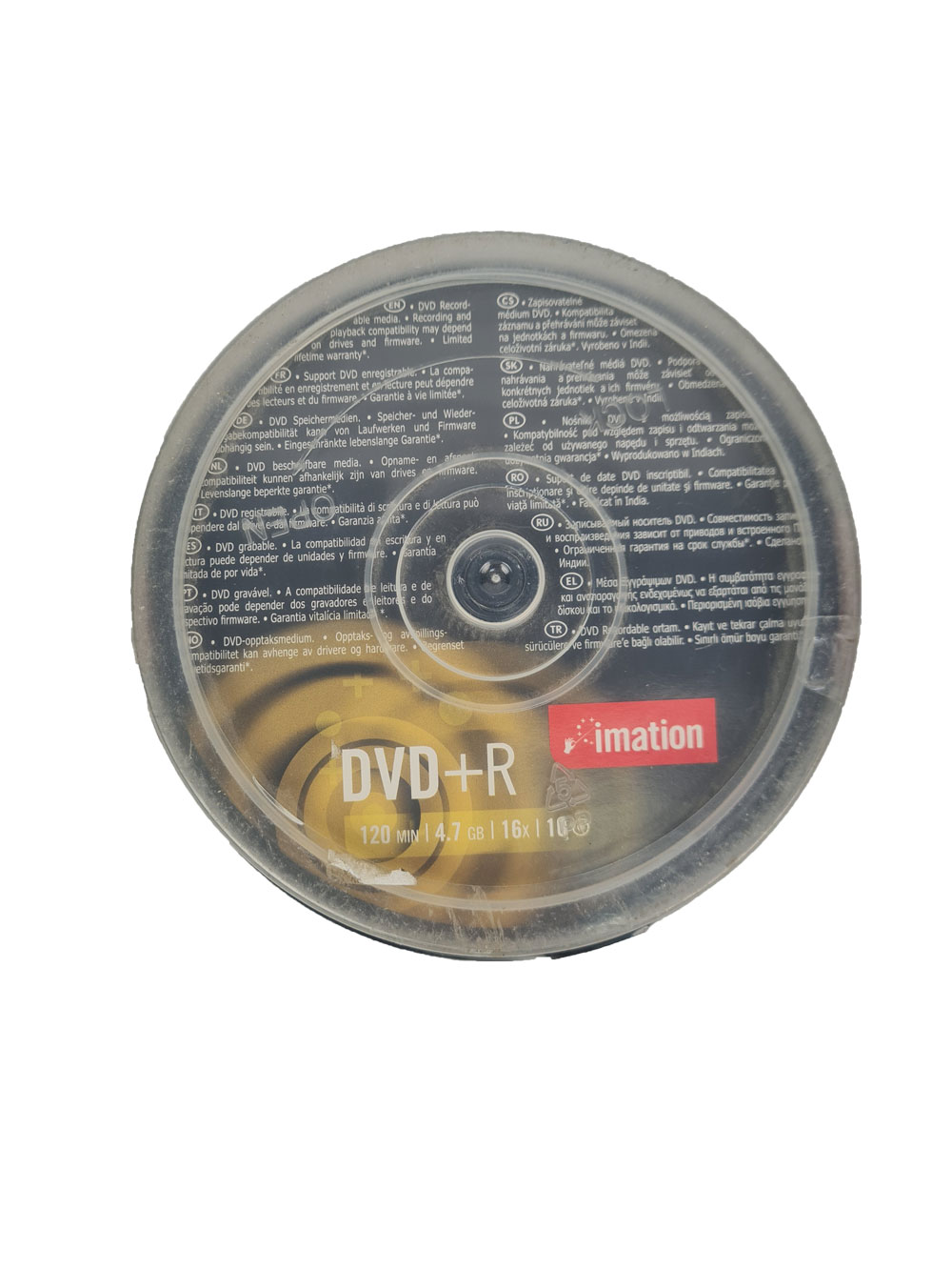 Accesoriu DVD-R Star Print DVD+R Imation 16X/4,7Gb/120 Min Cake Box