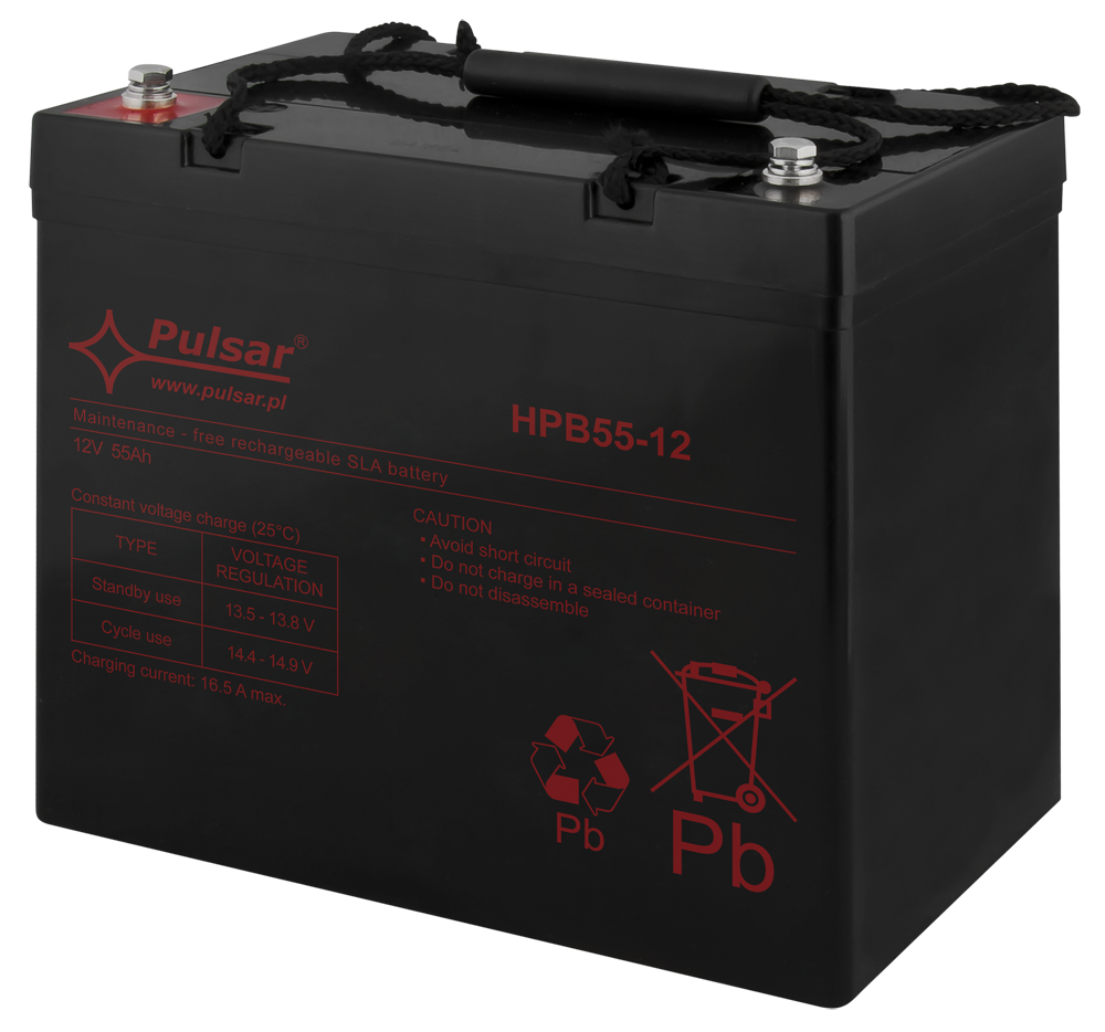 Acumulatori - Acumulator 12V/55Ah Pulsar HPB55-12, high-security.ro