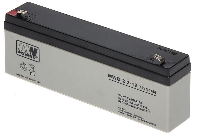 Acumulatori - Acumulator VRLA AGM 12V/2,3Ah MWS 2.3-12, https:high-security.ro