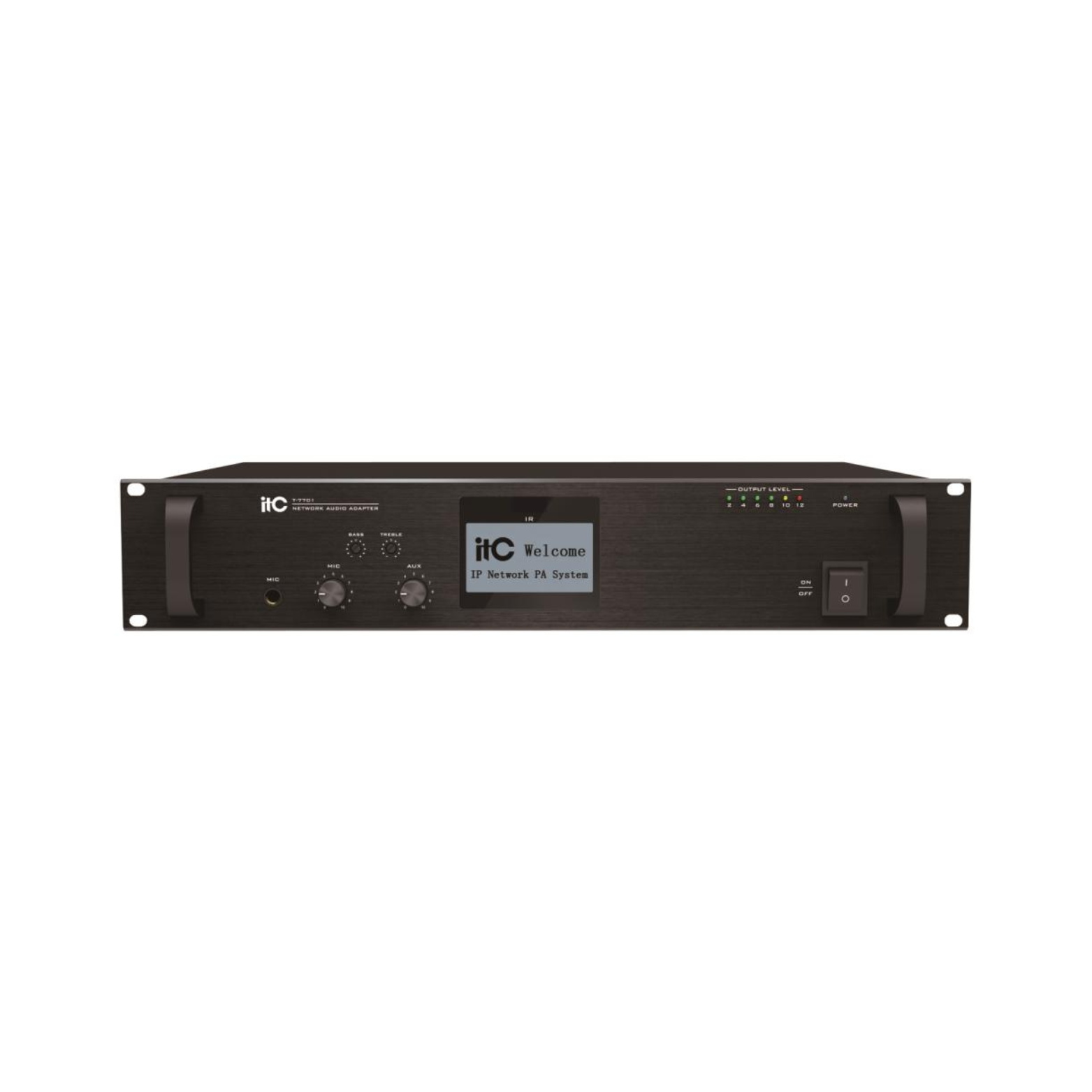 Statii/Amplificatoare - Adaptor audio de retea IP rackabil T-7701, high-security.ro