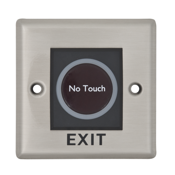 Control acces - Buton de ieșire cu infraroșu, LED de stare bicolor, montare încastrată K2-1, high-security.ro