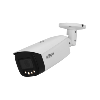 Camere IP - Cameră de supraveghere IP 4MP Bullet WizMind cu LED cald varifocal color IPC-HFW5449T1-ZE-LED-2712, high-security.ro