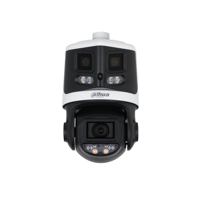 Cameră de rețea panoramică & PTZ cu lumină Starlight TiOC, 8MP + 4MP, zoom optic 10x SDT3E410-8P-MB-A-PV1, [3],high-security.ro