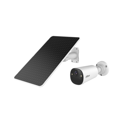 Camere IP - Cameră de supraveghere bullet 4MP, conectivitate 4G cu baterie și panou solar KIT/BF4CP-4G-XL/M0508, high-security.ro