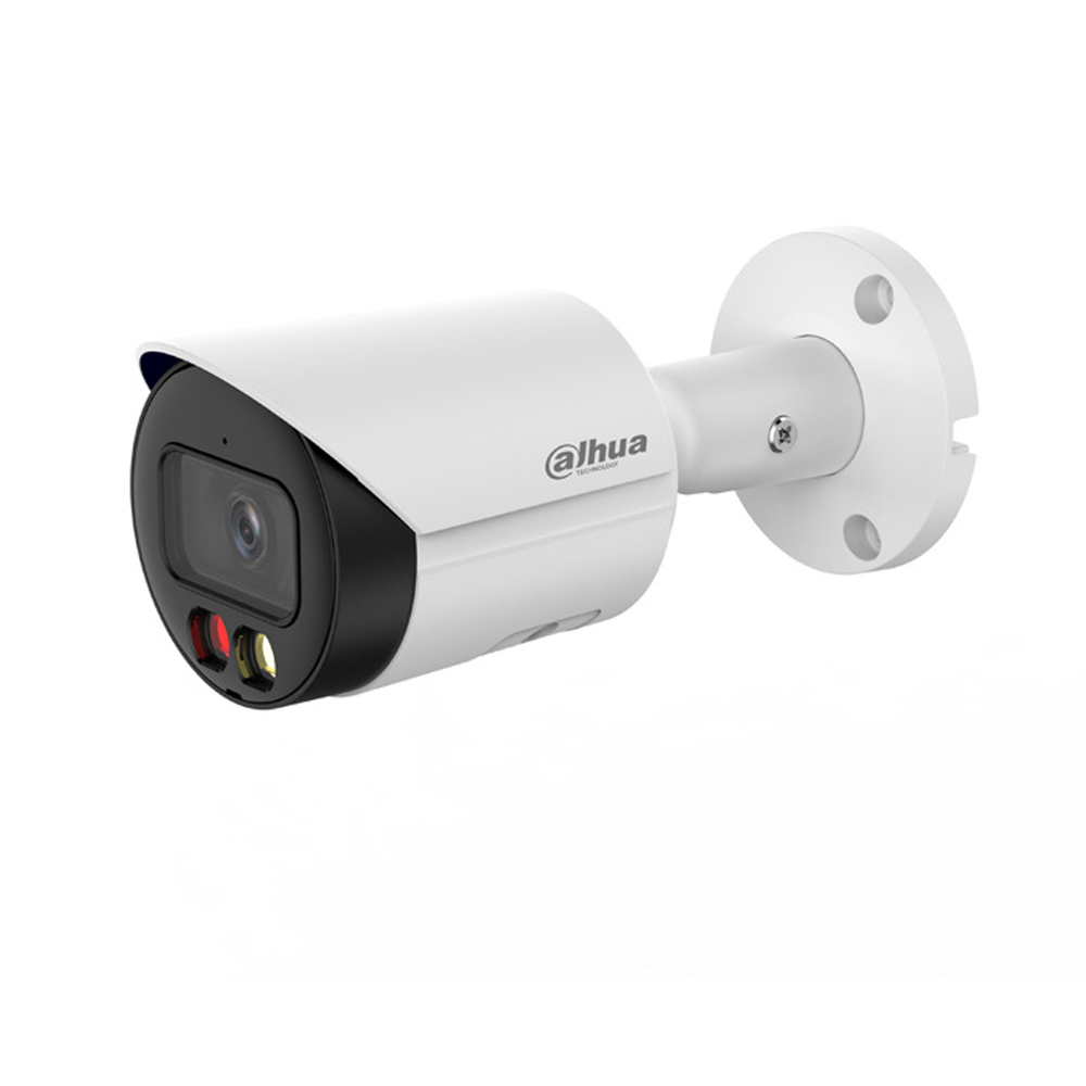 Camere IP - Cameră de supraveghere bullet 4MP cu Iluminare duală inteligentă, obiectiv fix WizSense IPC-B4FC9DIP-AS-0280B, high-security.ro