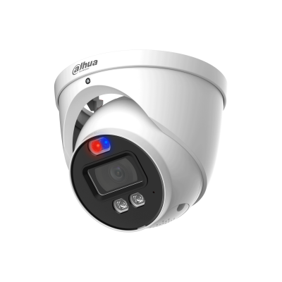 Camere analogice - Cameră de supraveghere dome HDCVI 4K cu Iluminare Duală Inteligentă și Descurajare Activă TiOC HAC-ME1809HP-A-PV, high-security.ro