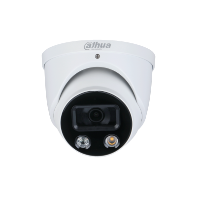 Camere IP - Cameră de supraveghere dome IP WizSense, 5 MP, Smart Dual Illumination, cu descurajare activă și focalizare fixă IPC-HDW3549H-AS-PV-S3, high-security.ro
