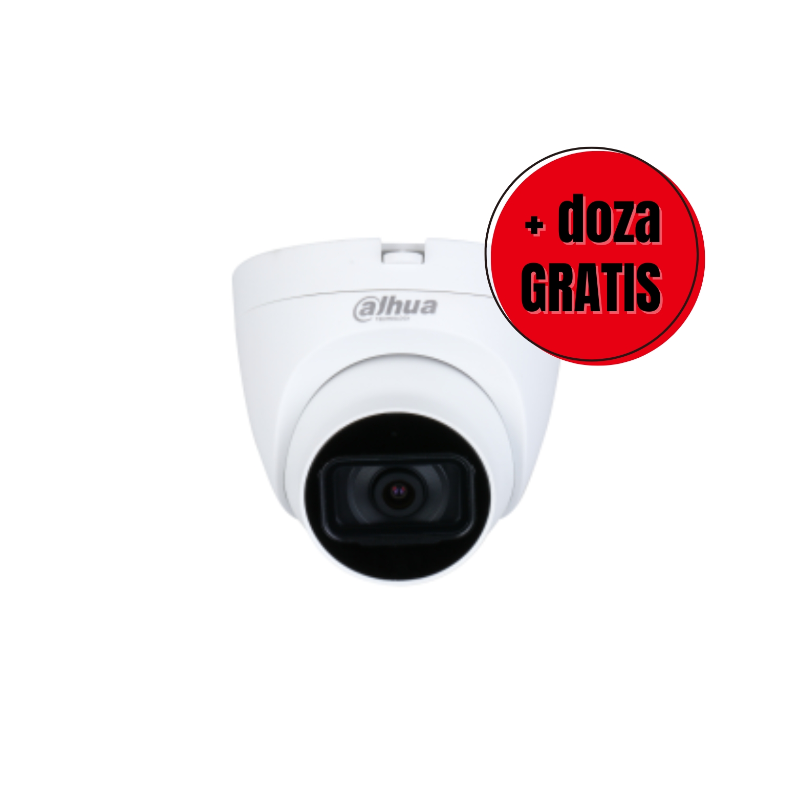 Camere analogice - Cameră de supraveghere video dome IR HDCVI 5MP Starlight HAC-HDW1500TLQP-A, high-security.ro