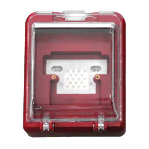 Butoane  - Carcasa de protectie, de exterior, pentru butoanele manuale de alarma BOX-2102, high-security.ro