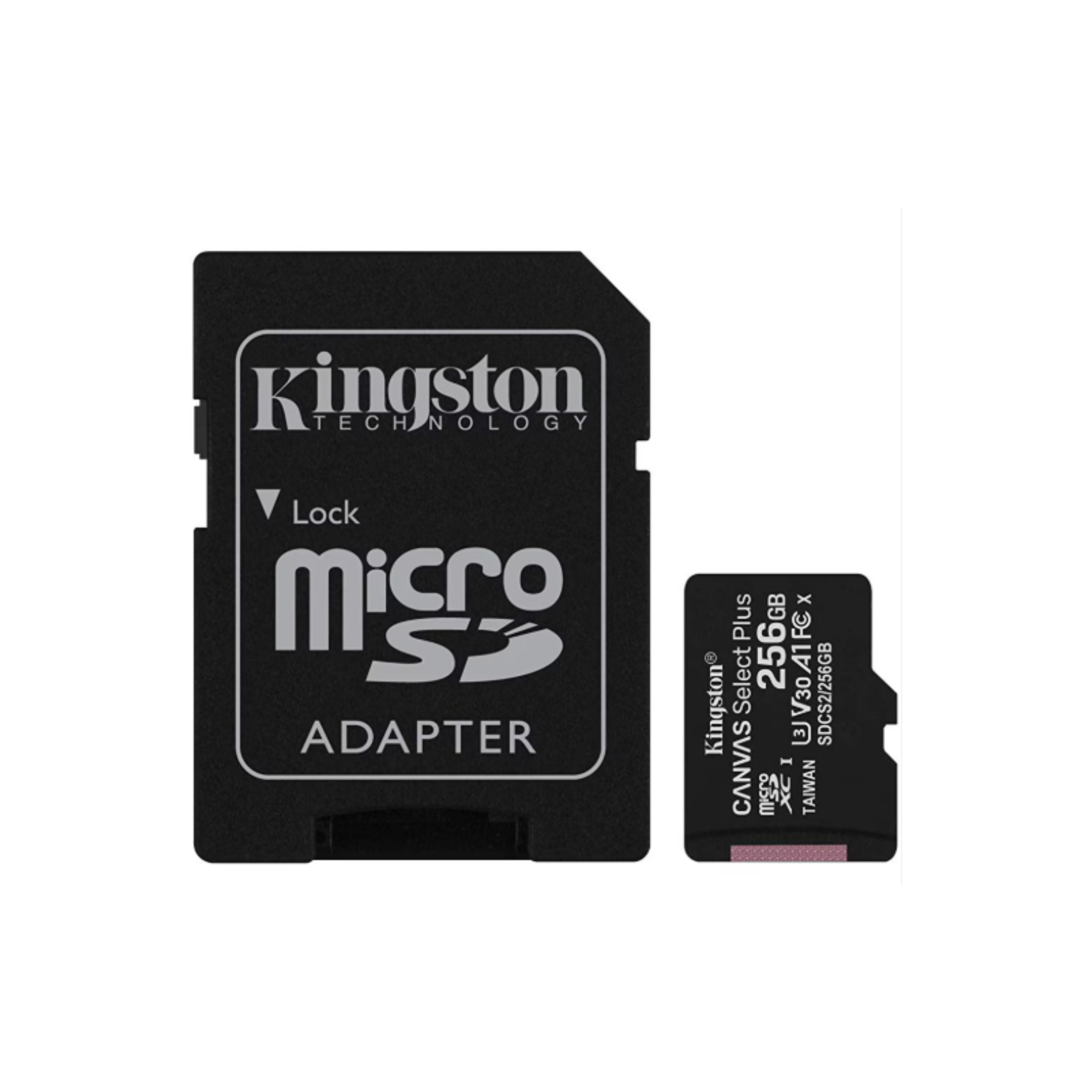 Accesorii - Card de memorie 256GB microSDXC Canvas Select Plus Kingston SCDS3/256, https:high-security.ro