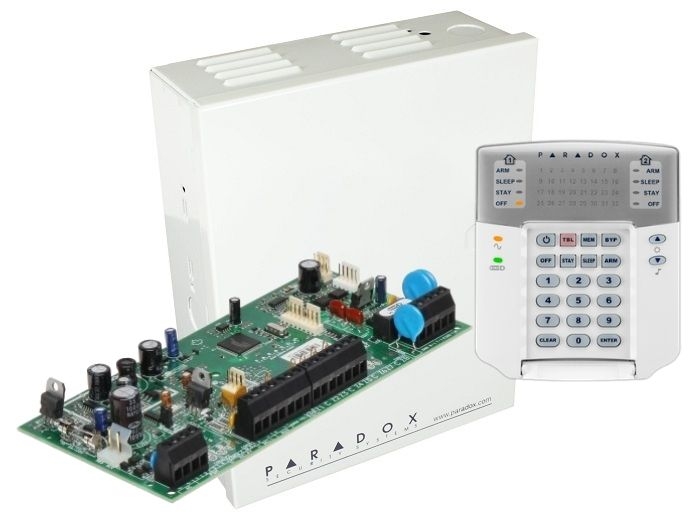 Kit-uri alarmă - Centrală 5-32 zone SP5500+cutie+K32, high-security.ro