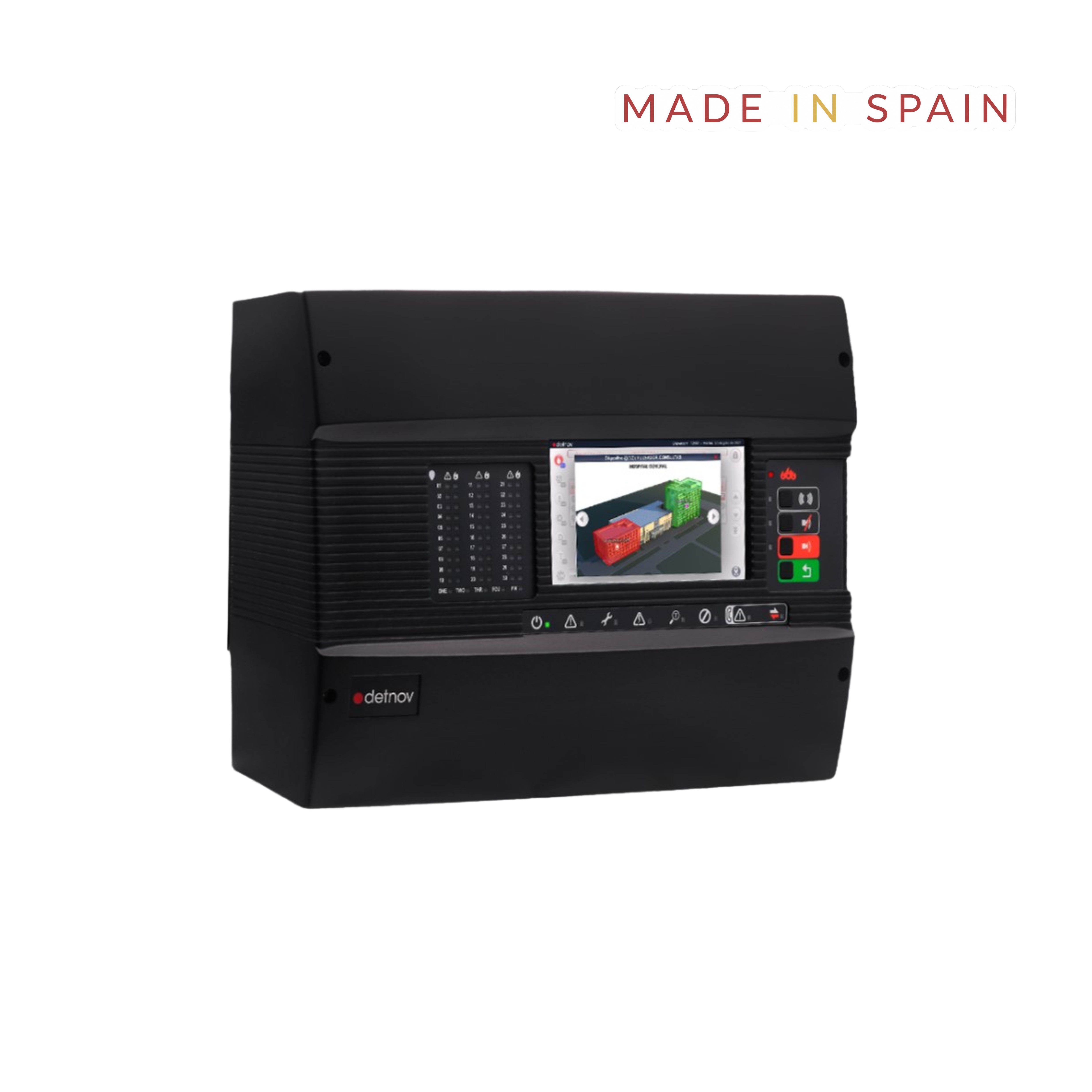 Centrale adresabile - Centrala modulara adresabila de detectie si alarmare la incendiu, extensibila pana la 8 bucle, ecran tactil de 7&rdquo; CAD-201-PLUS, https:high-security.ro