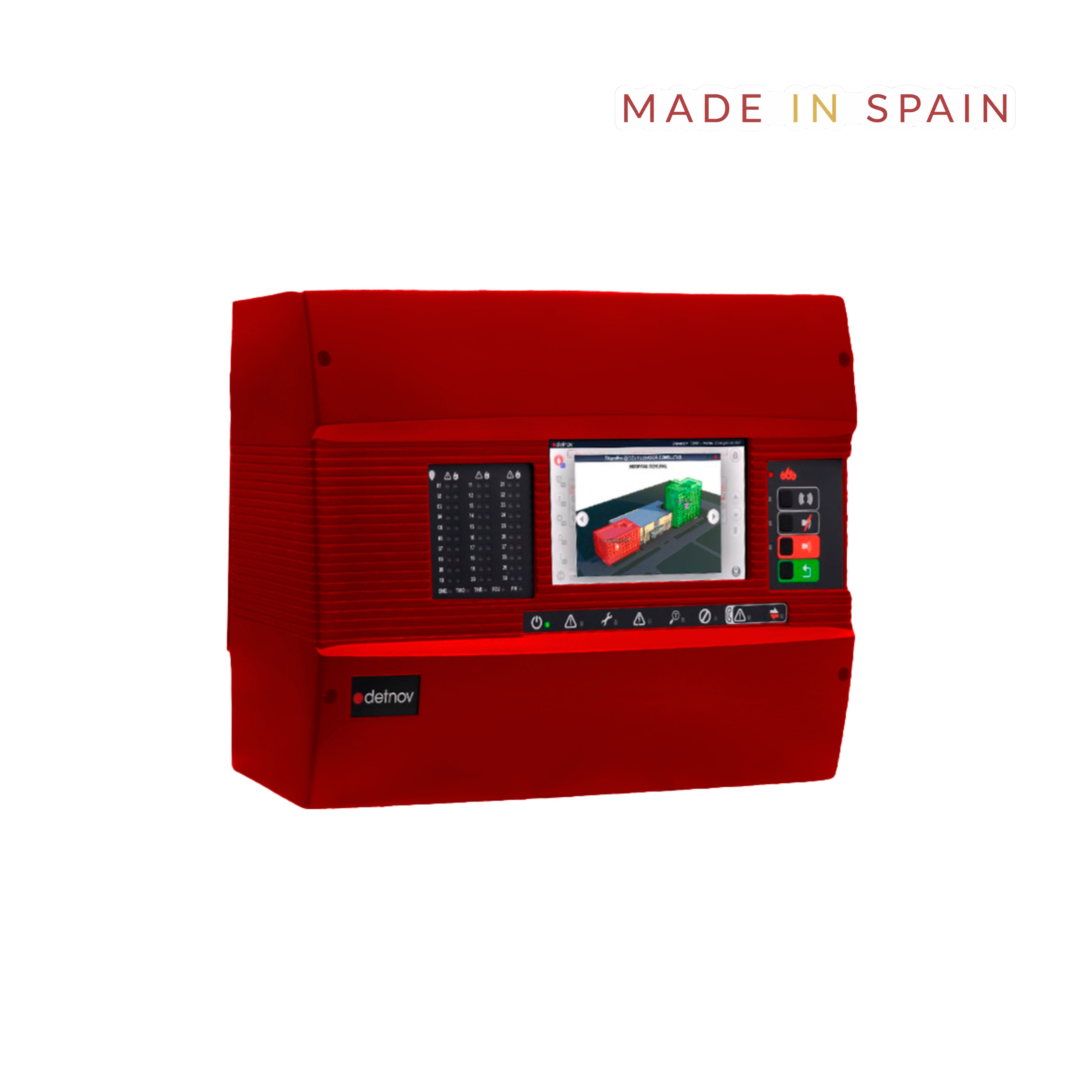 Centrale adresabile - Centrala modulara adresabila de detectie si alarmare la incendiu cu 2 bucle, extensibila pana la 8 bucle, ecran tactil de 7" CAD-201-PLUS (R), https:high-security.ro
