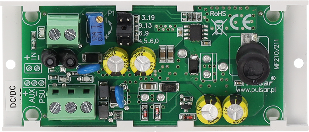 Convertor DC/DC 2A step-down cu tensiune de ieșire reglabilă DC/DC20SD, [2],high-security.ro